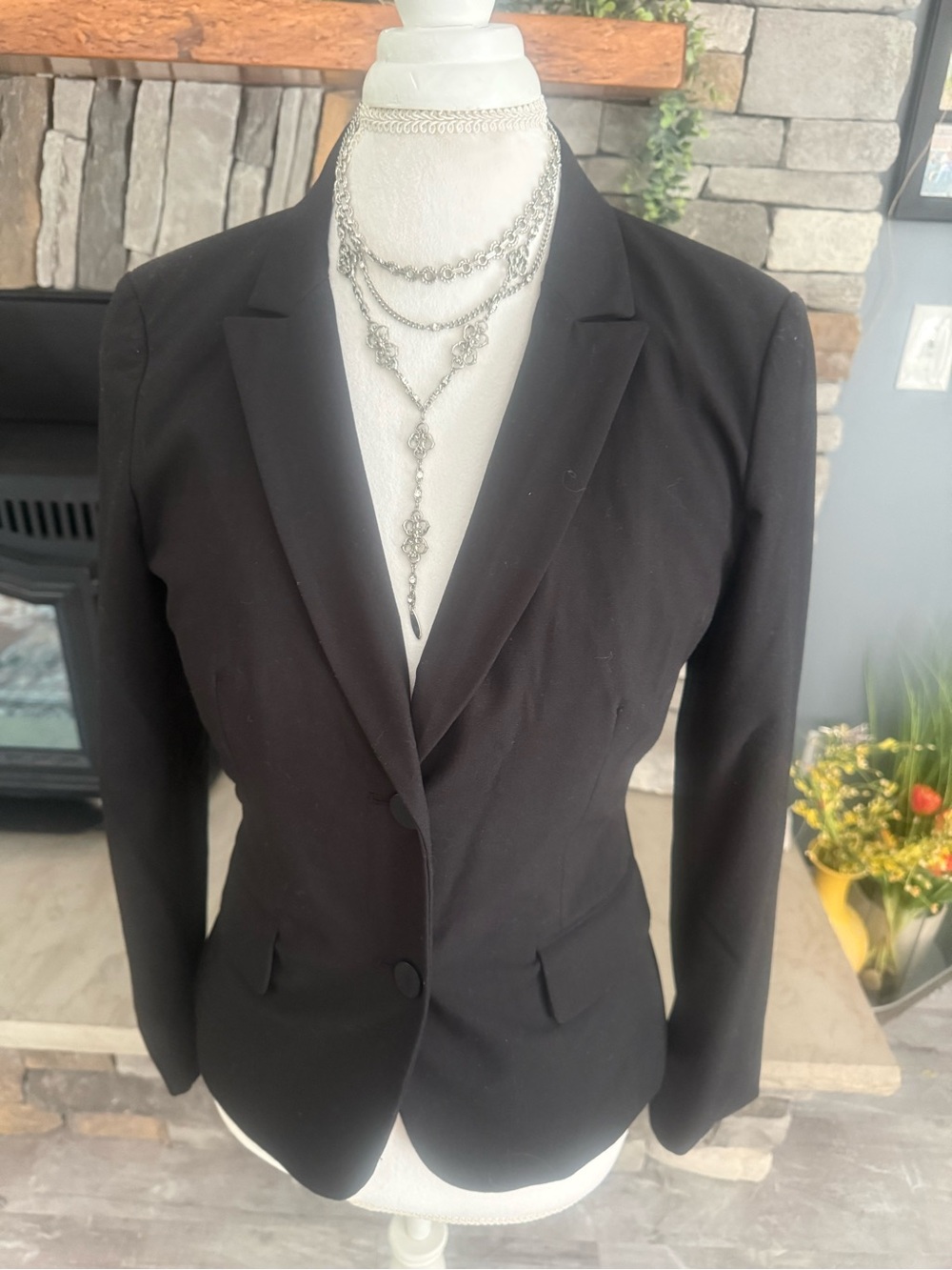 Calvin Klein Black Tailored Women's Blazer